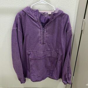 Levi's Purple Hooded Jacket